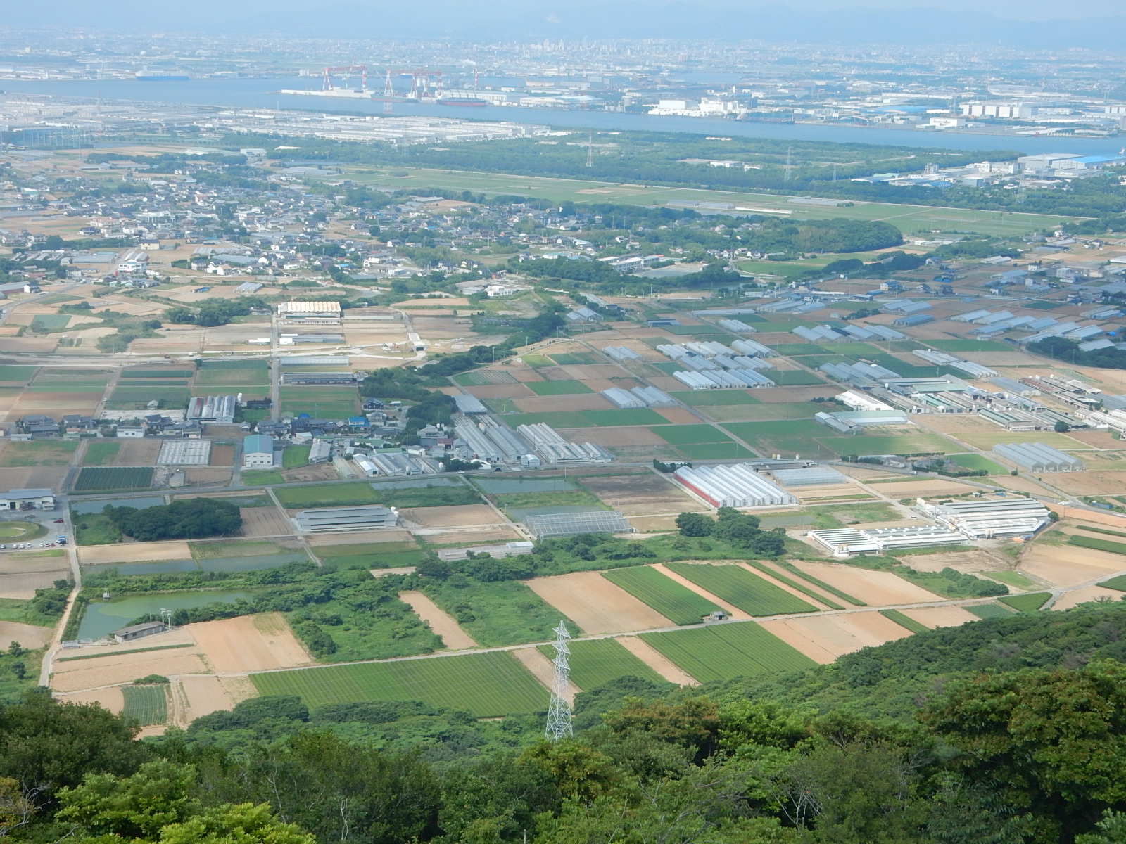 <p>2022年6月撮影<br />
蔵王山展望台から見た風景（田原市浦町蔵王）</p>
